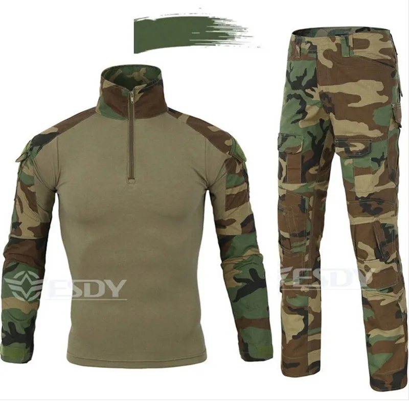 Армейская одежда Тактическая Военная форма Airsoftsport камуфляжный костюм лягушки