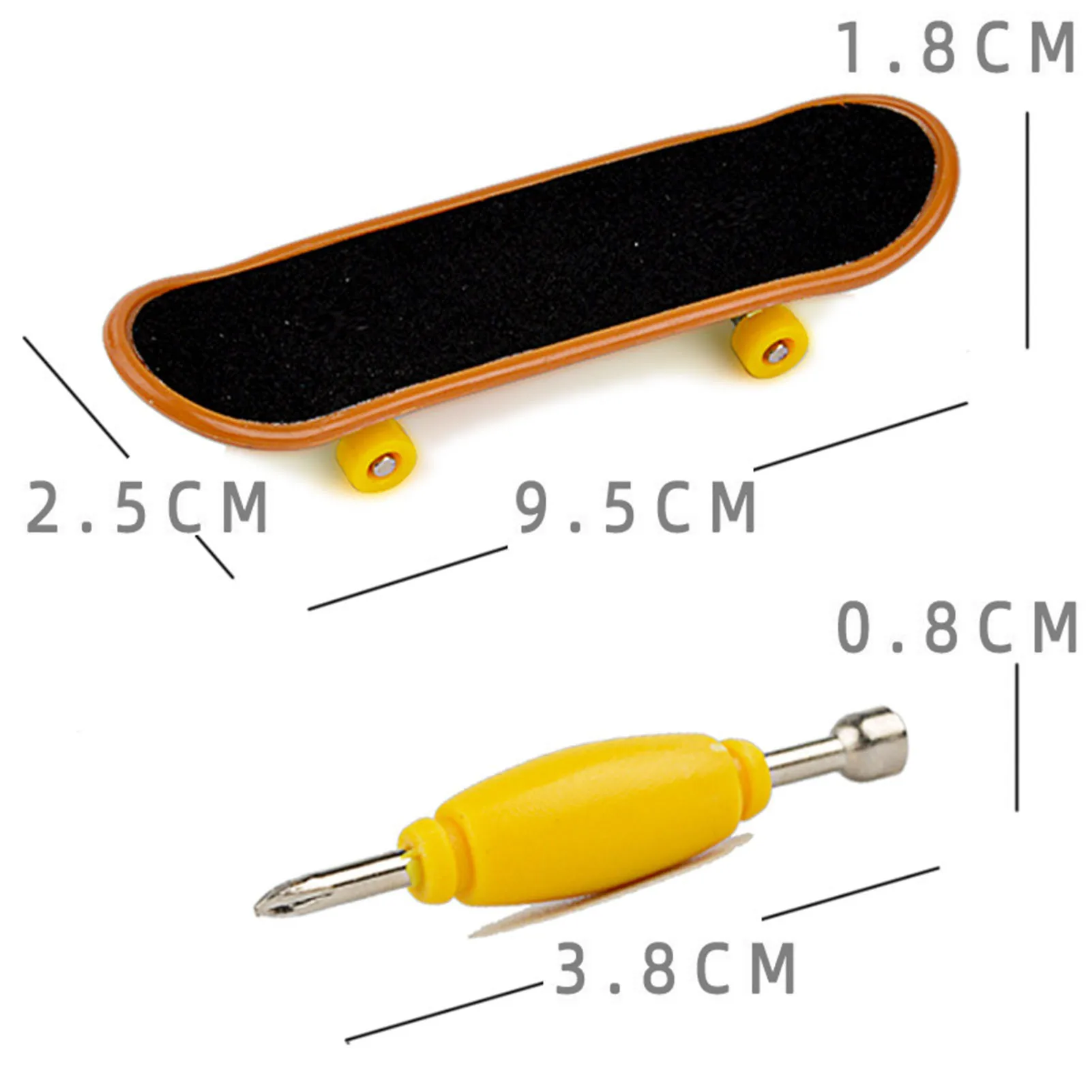 

1 Set Mini Skateboard Fingerboard Children Boys Sports Board Game Toy Gift