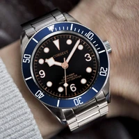 corgeut mechanical watch luminous schwarz bay men automatic sport swim clock luxury brand male mechanical wrist watches