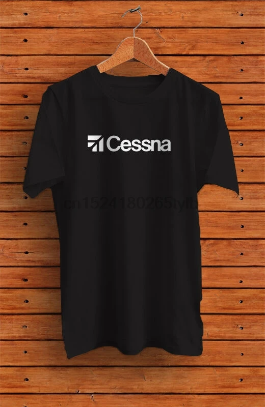Cessna авиации логотип Футболка Размеры S M L XL 2XL 3XL|Мужские футболки| |