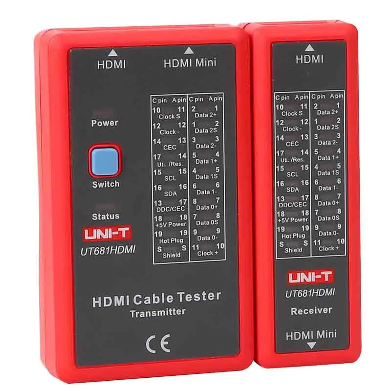 UNI T UT681L/UT681C/UT681HDMI кабельный тестер Телефонная линия/Сетевая линия проверки/Ethernet