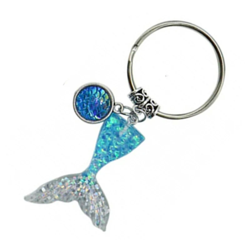 5 шт. меняющийся цвет узор русалки градиентный рыбий хвост в форме рыбьей чешуи