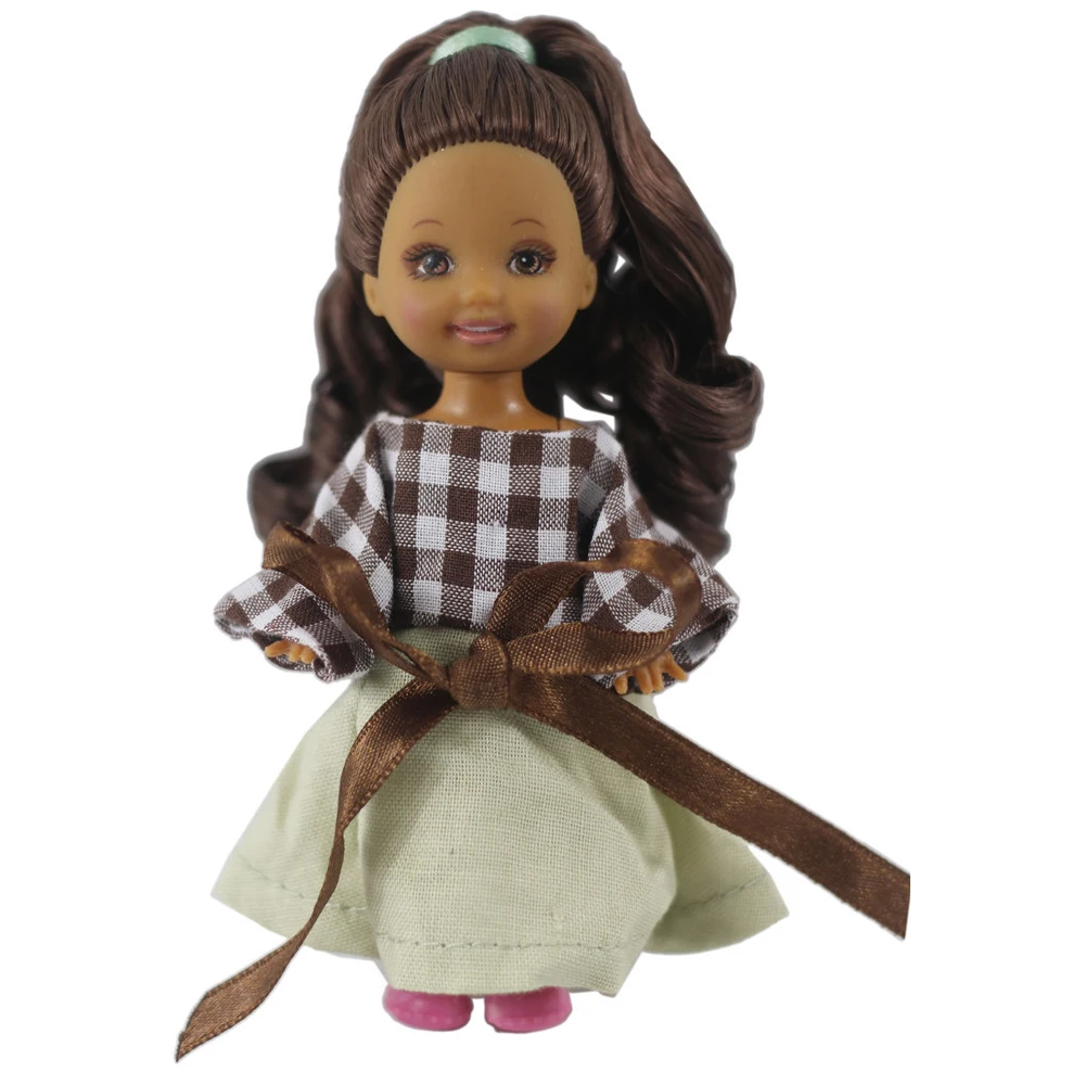

NK 1 Pcs Cute Little Kelly Skirt Casual Clothing Fashion Dress for Princess Kelly Doll Mini Dolls Clothes Dress Girl Toys 3X