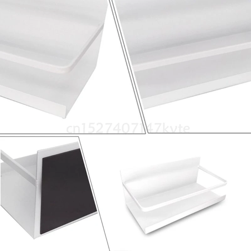 

Kitchen Refrigerator Storage Rack Magnetic Multi-function Bathroom Side Shelf