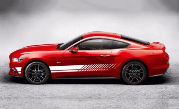 

2pcs/set 2M Car Sticker Sports Racing Stripe Decoration Stickers Waterproof Self-adhesive Auto Car Body Side Door Vinyl Decals