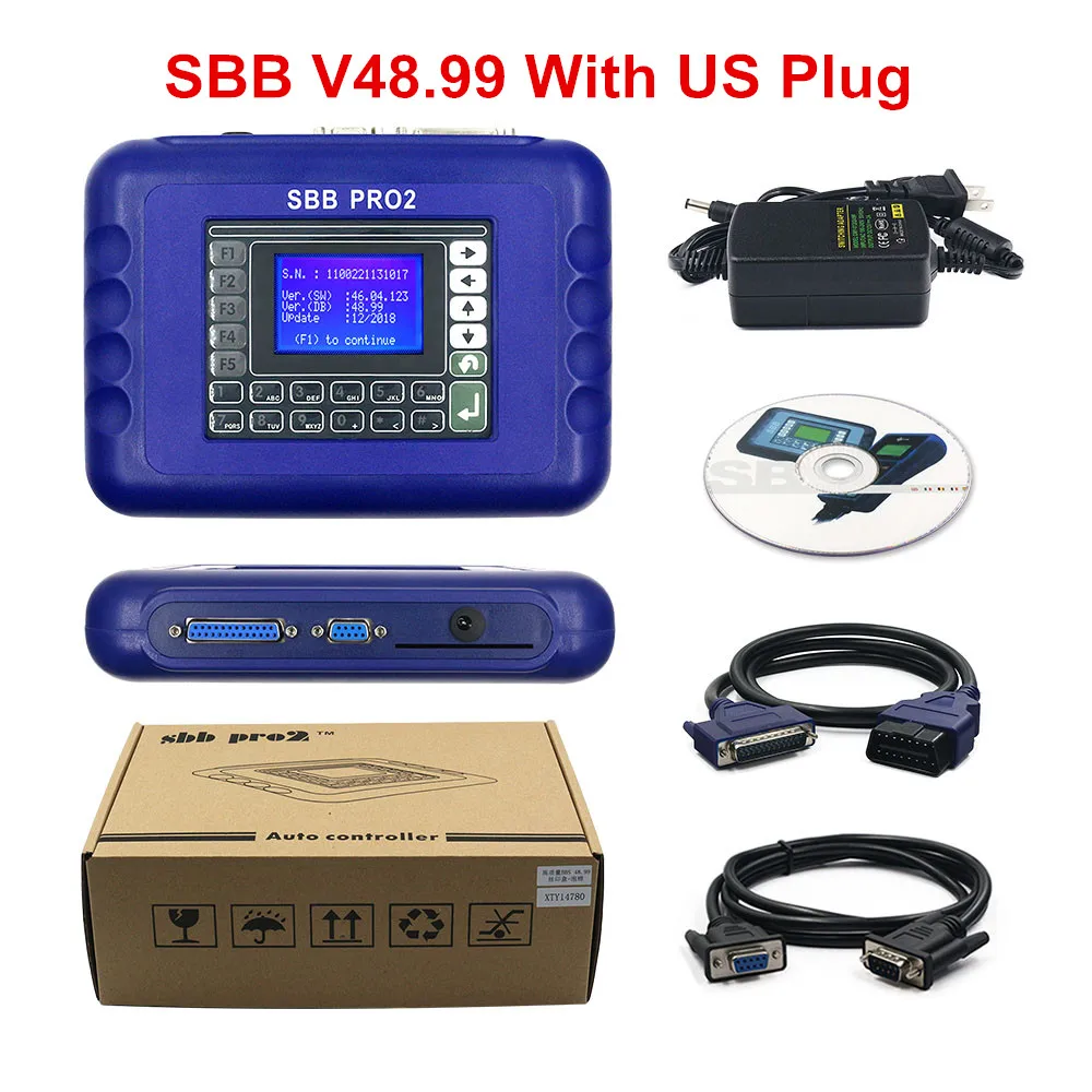 SBB V48.99 US Plug Лучшая цена интеллектуальный мини-zedbull Автомобильный ключ транспондер Zed Bull Hw V5.02 Sw V508 Мини Zed-bull Obd2 Ключевые программист для 8c 8e чипы - Цвет: SBB V48.99 US Plug