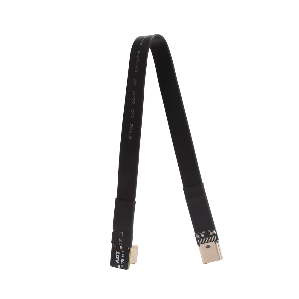 Плоский кабель USB 3 1 высокоскоростной кабель-удлинитель 0 5 штекер-гнездо м 2 USB3.1