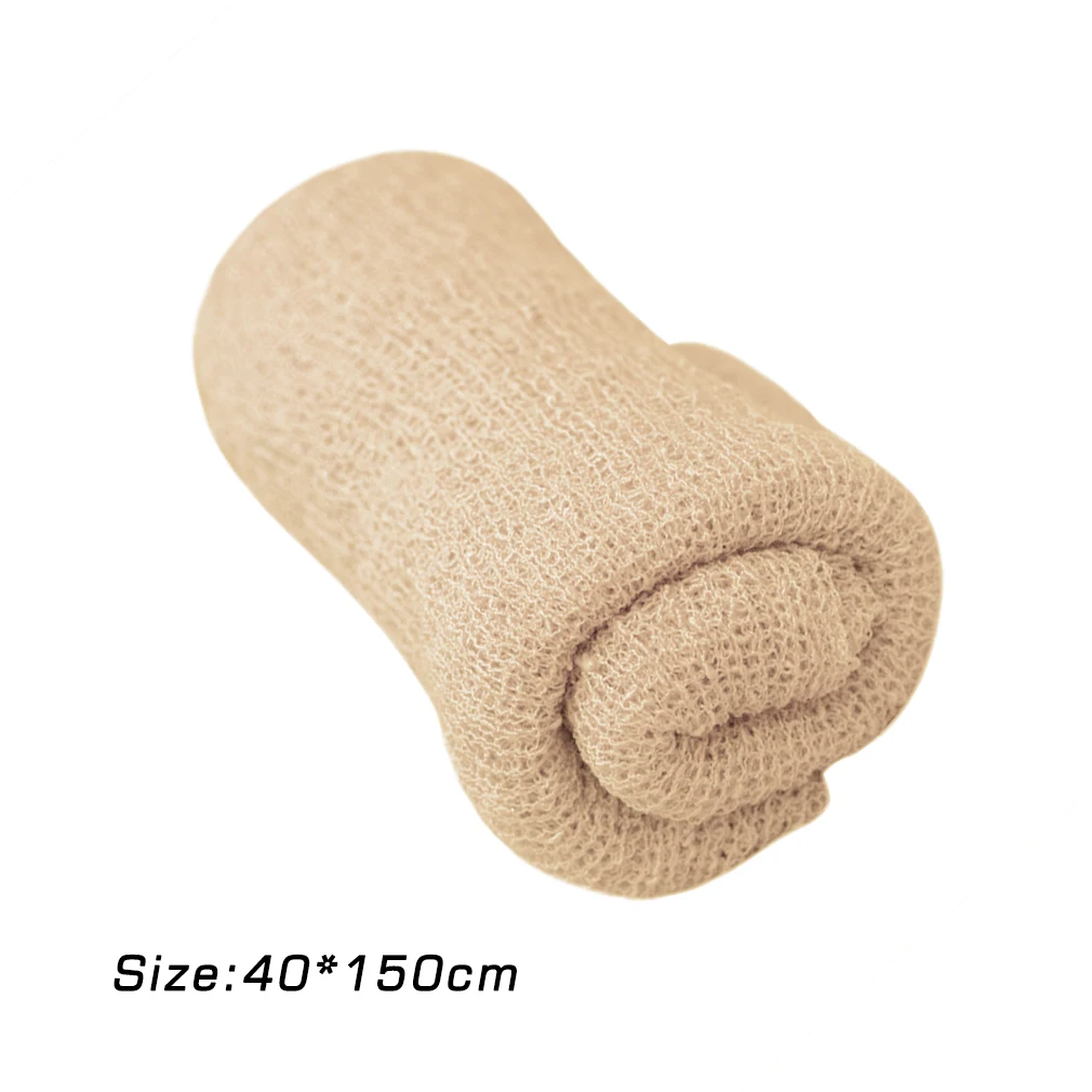 

Baby Photography Props Blanket Rayon Wraps Stretch Knit Wrap Newborn Photo Wraps Hammock Swaddling Padding Nubble Wraps 40*150cm