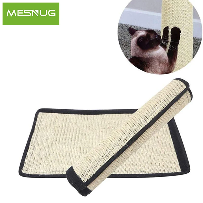 MESNUG Natural Sisal Cat Scratcher Pad Durable Kitten Scratching Flexible Guard for Wrapping Around Table Couch Chair Leg | Дом и сад