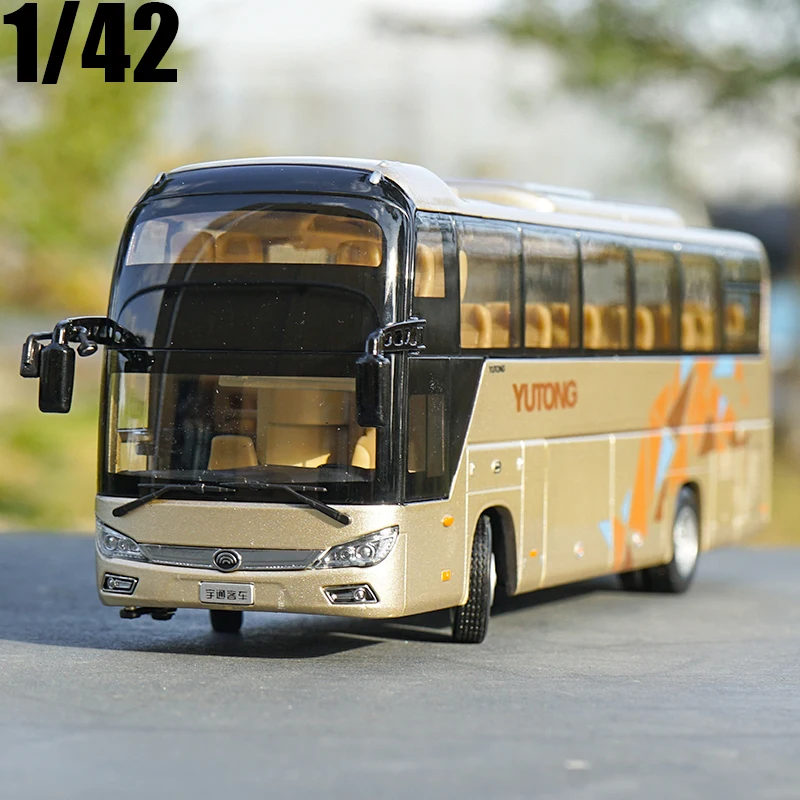 1/42 масштабная модель автомобиля Китай YuTong автобус ZK6118H Diecast металлические