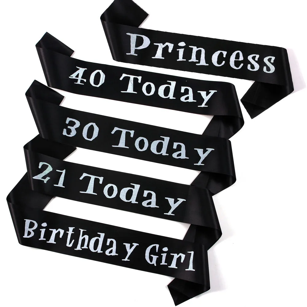 Вечерние украшения 5 шт. лента для дня рождения брошь принцессы девочек на день