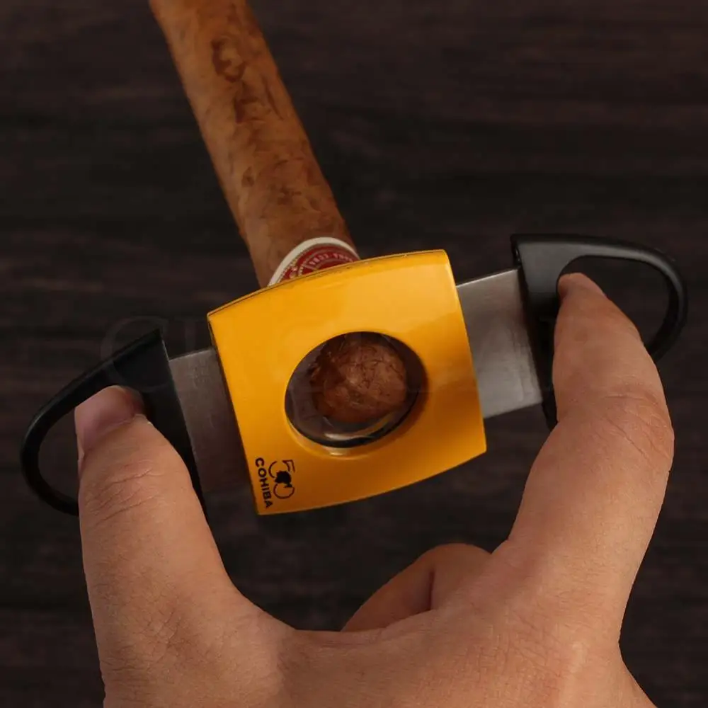 COHIBA сигары резак Зажигалка Набор 3 струйный фонарь газовый металлический