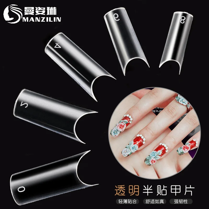 500 шт водопроводные французские ногти белые натуральные прозрачные накладные |