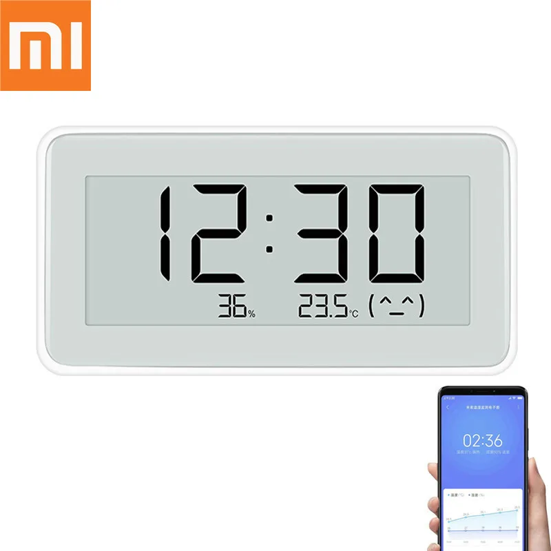 Беспроводные умные светодиодные цифровые часы Xiaomi BT4.0 внутренние и наружные