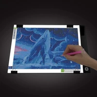 pdmdog 2020 new a3 a4a5 size three level dimmable led light padtablet eye for diamond painting embroidery accessories tools