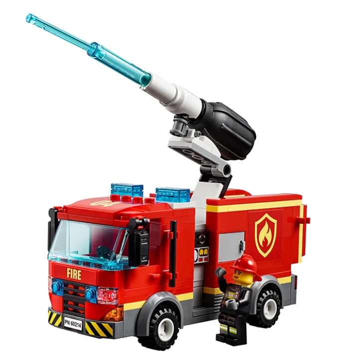 11213 345 шт город бургер бар пожарно спасательный самолет Багги дерево Нора