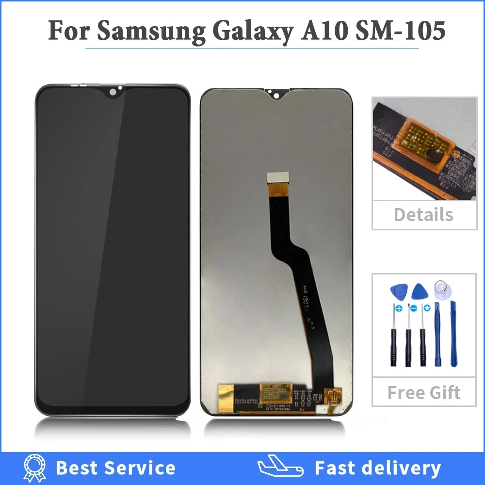 ЖК-дисплей для SAMSUNG GALAXY A10 A105 A105F A20 A205 A30 A305 сенсорный экран дигитайзер в сборе
