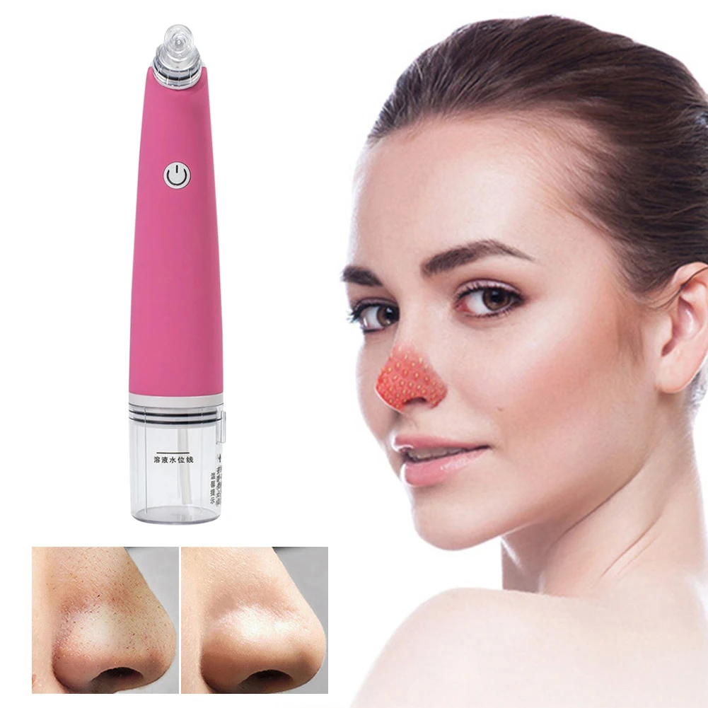 

Facial Blackhead Skin Care Tools Blackhead Vacuum Remover Extractor Facial Nose Pore Acne Pimple Removal Cleaner