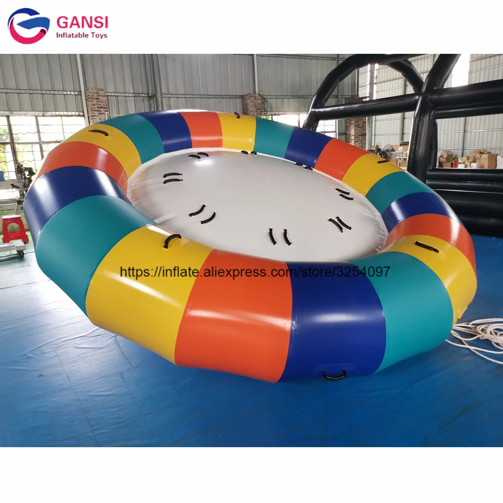Water Play Towing Game Inflatable Towable Tube Inflatable Flying Crazy UFO With High Quality