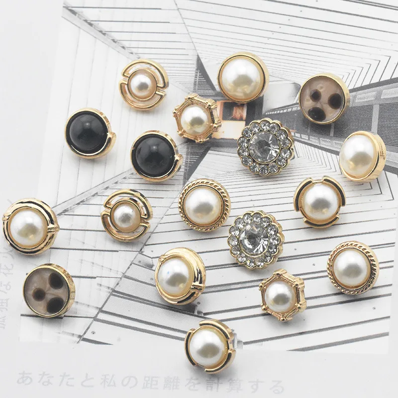 2 шт./компл. запонки в виде бусин для мужчин круглые белые манжеты с имитацией