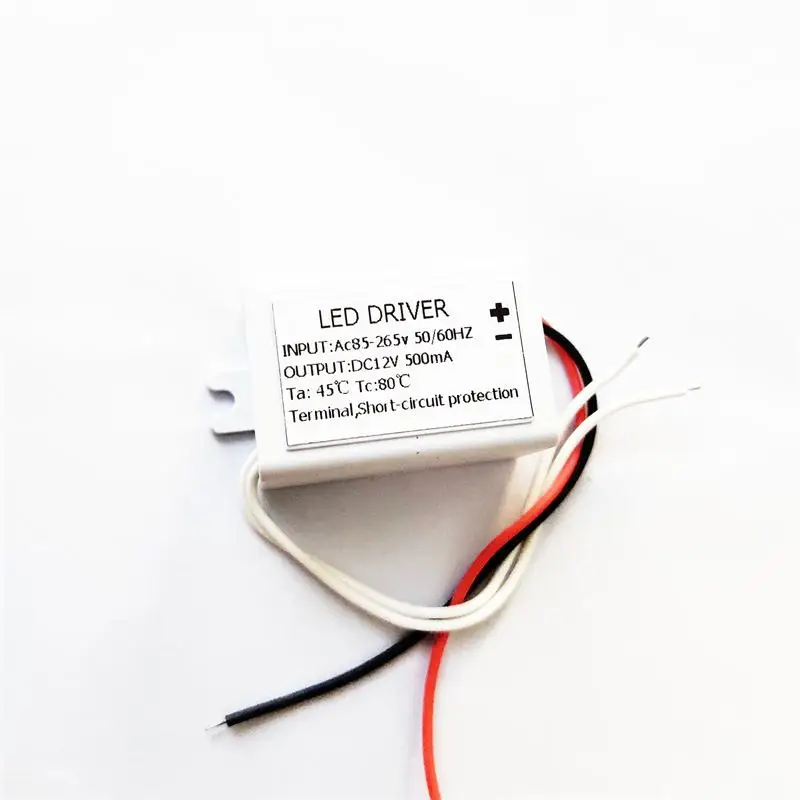 

DIY Mini LED Power Supply AC/DC Adapters 6W 0.5A Fan Driver 110V 120V 220V 240V To 12V W/ Socket for LED MR11/MR16