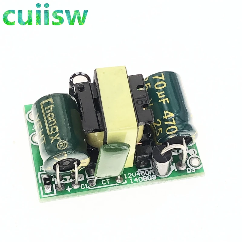 AC DC 12V 450mA 5W модуль понижающего преобразователя источника питания|buck converter|ac-dc 12vpower