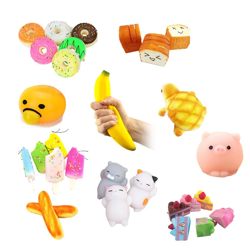 Медленно поднимающийся Kawaii милый пончик/кролик/банан ароматизированный сладкий