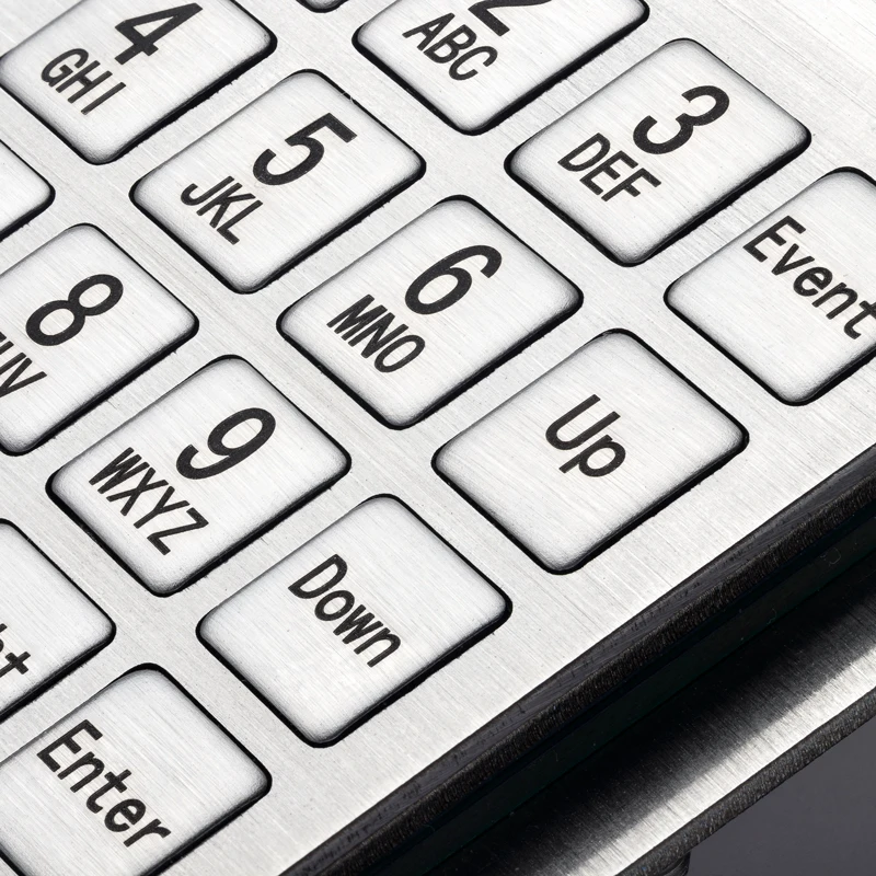 16 Keys Waterproof Access Control ATM Terminal Vending Machine 4X4 Stainless Steel Industrial Numeric Rugged Metal Keypad | Компьютеры и