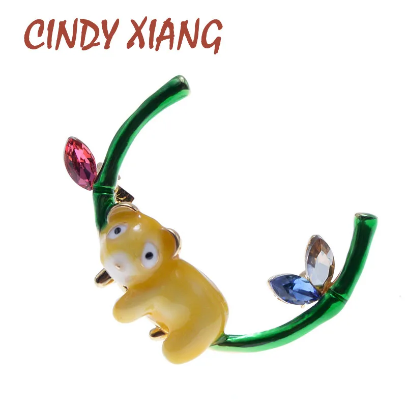 Женская Брошь коала CINDY XIANG маленькая эмалированная брошь в виде панды с