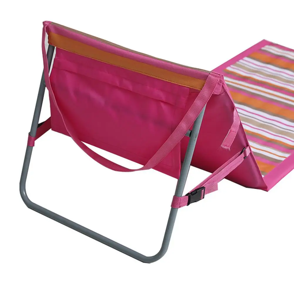 저렴한 휴대용 해변 그라운드 매트 의자, 방수 접이식 등받이 라운지 야외 캠핑용 2020