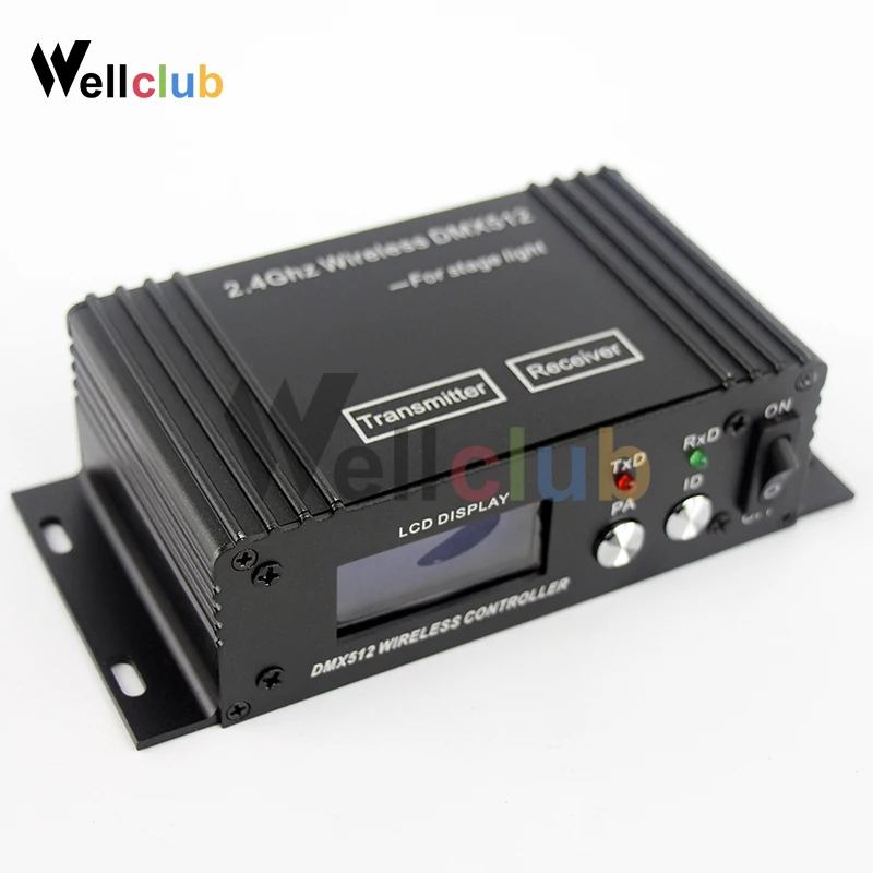 2 4G LCD беспроводной передатчик по протоколу DMX приемники dj светильник s движущаяся