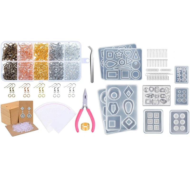 

Earring Making Supplies, Earring Making Kit & Resin Jewelry Molds Epoxy Resin Earring Molds, Pendant Molds