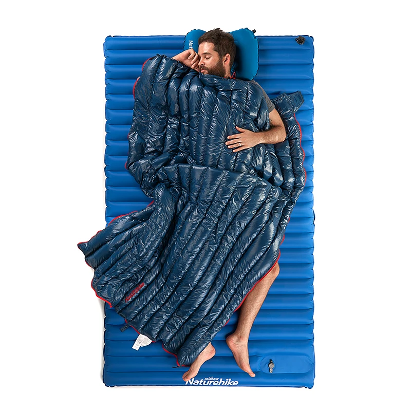 Сверхлегкий спальный мешок Naturehike CWM400 с гусиным пухом для кемпинга 790 г NH18Y011-R |