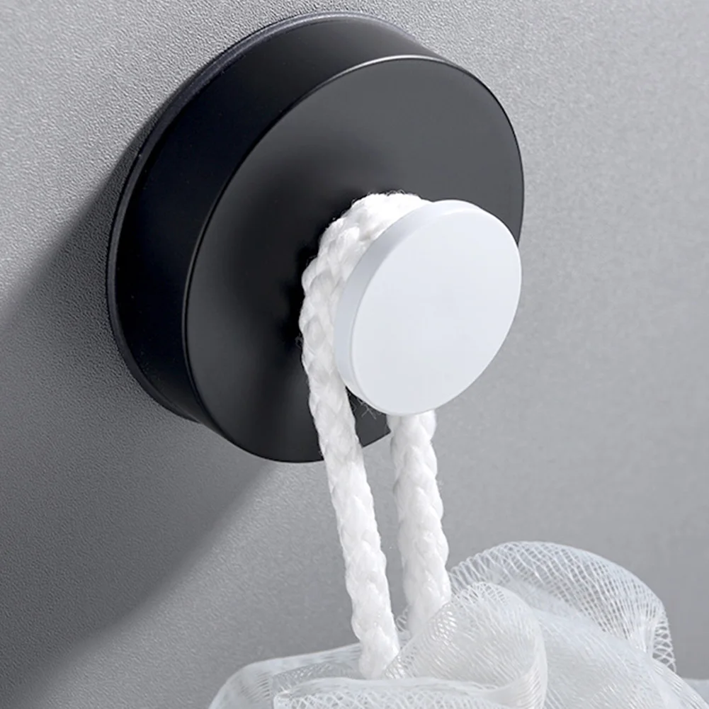 

Bedroom Punch Free Kitchen Robe Hook Hotel Plastic Mini Round Suction Cup Decorative Removable Wall Mounted Bathroom Household