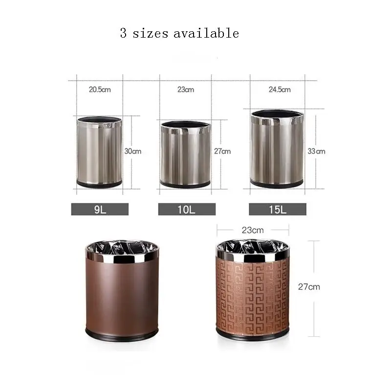 

Holder Reciclaje Garbage Papelera Oficina Cocina Dust Trashcan Zero Waste Bag Compost Lixeira Dustbin Cubo Basura Trash Bin