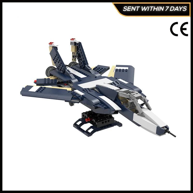 

MOC-38032 F-14 TOMCAT Star Space Series Fighter Military Series Weapon Building Blocks Bricks Toys For Kids Gifts