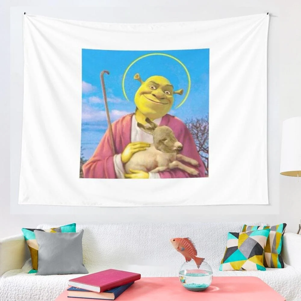 

Shrek Saviour Tapestry Wall Hanging Astrology Divination Bedspread Beach Mat Witchcraft Mandalay Hippie Mandalas Tapiz Pared