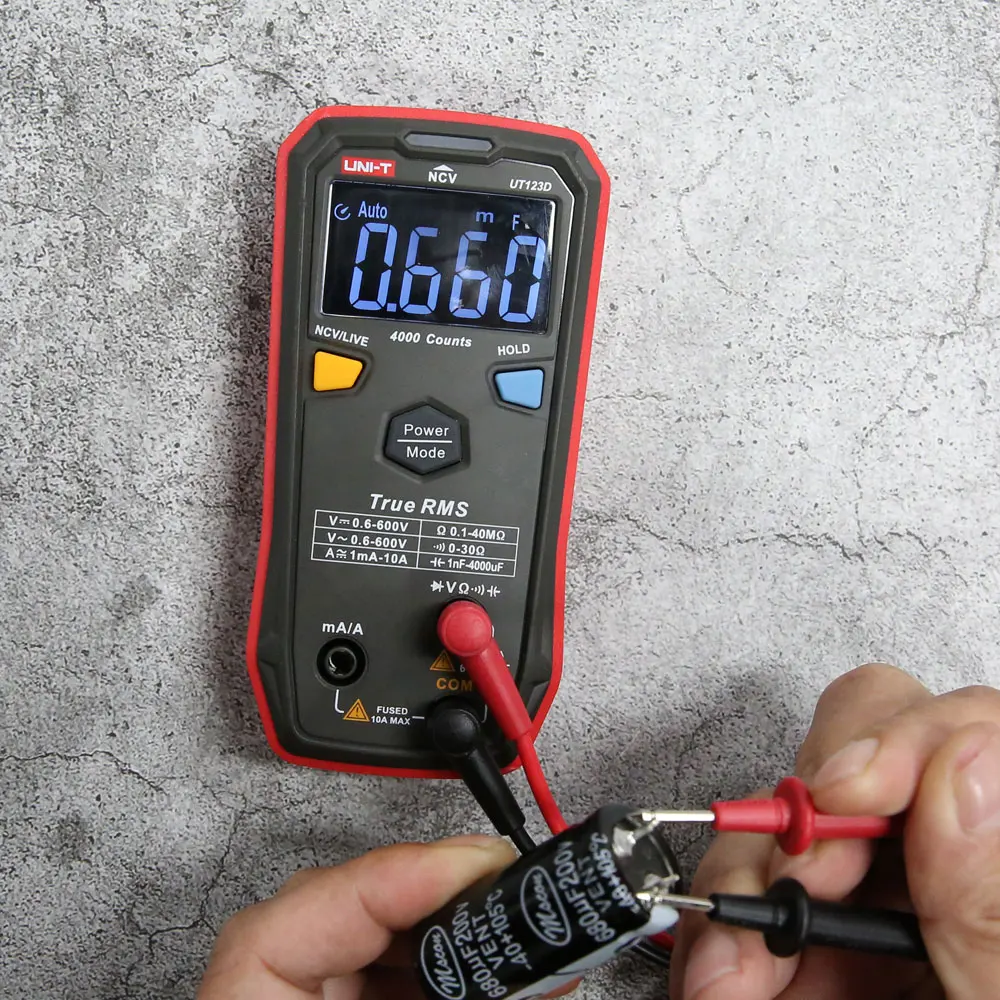 Обновленная версия UNI-T UT123D интеллигентая (ый) Цифровой мультиметр измерения