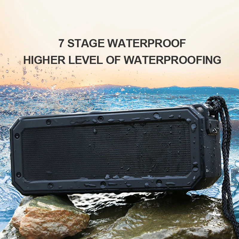 

40W Bluetooth Speaker Outdoor Waterproof Heavy Bass TF Card With DSP Chip IPX7 Phone Travel Stereo Surrounding Subwoofer