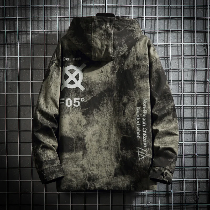 Весна-Осень 2020 мужская куртка модный тренд камуфляжное Свободное пальто Мужская