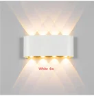 Современная светодиодная настенная лампа, комнатное бра для лестницы, прикроватный светильник в стиле лофт, гостиной, вверх и вниз, для прихожей, 2 Вт, 4 Вт, 6 Вт, 8 Вт