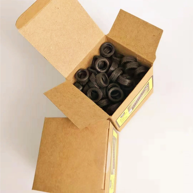 

1: 64 car model car tyre Match with car model scene accessories Automobile tires 100 pcs