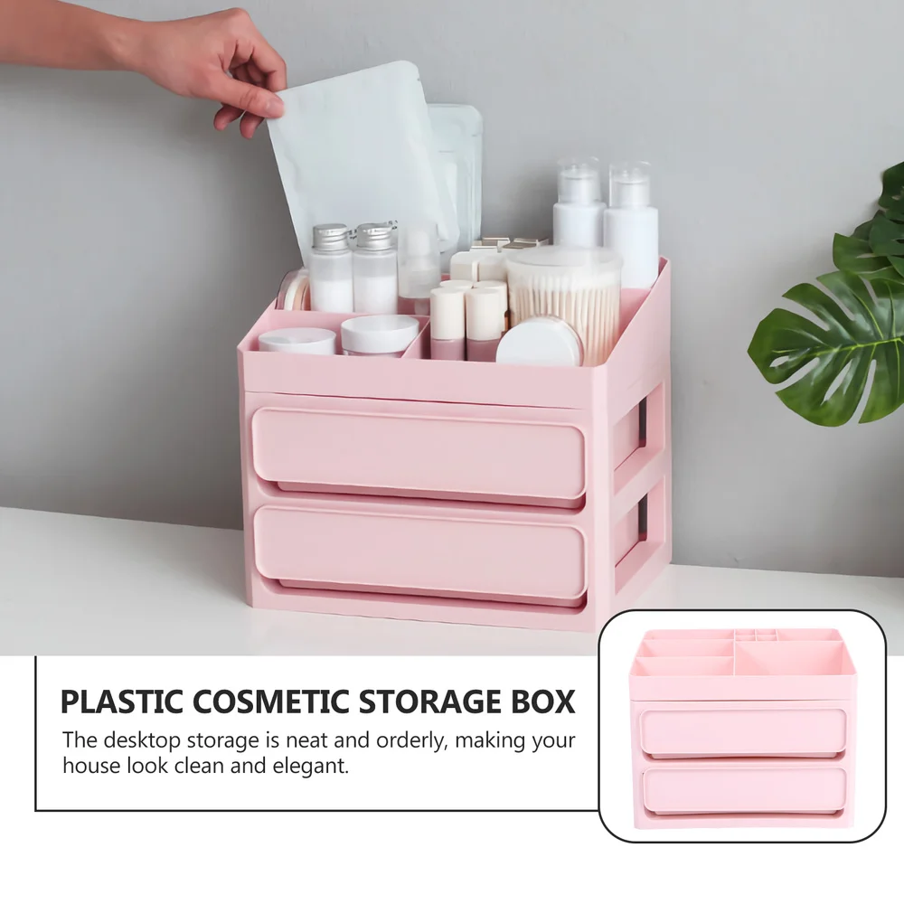 

1Pc Multi-layer Toiletries Storage Holder Desktop Sundries Container