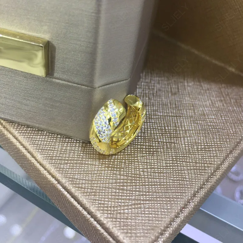 Серьги-клипсы женские из серебра 925 пробы с белым цирконием 1 шт. | Украшения и