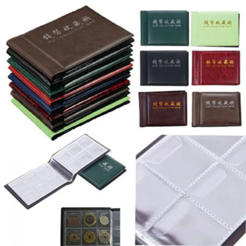 

60 Coin Holder Collection Storage Collecting Money Penny Pockets Album Book