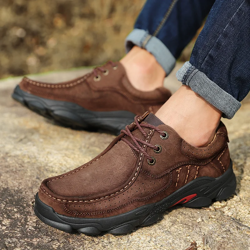 

Causal Shoes For Men 2020 New Men Shoes Casual Breathable Leather Black Sapato Masculino Fashion Spring