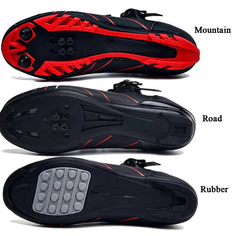

Professional Self-Locking Cycling Shoes Outdoor Breathable MTB Bicycle Shoes Anti-Skid Sneakers Racing Road Bike SPD Cleat Shoes