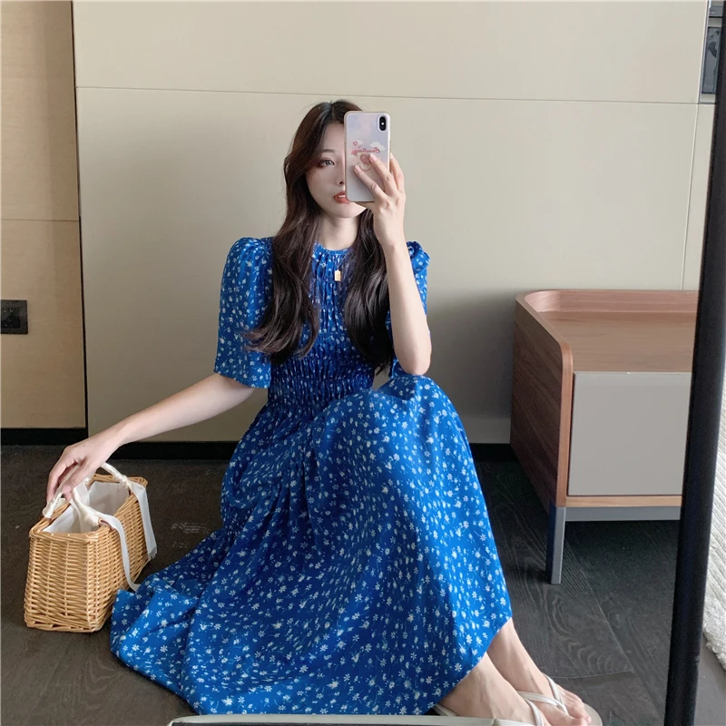 Женское летнее пляжное платье с принтом Повседневные Вечерние платья макси