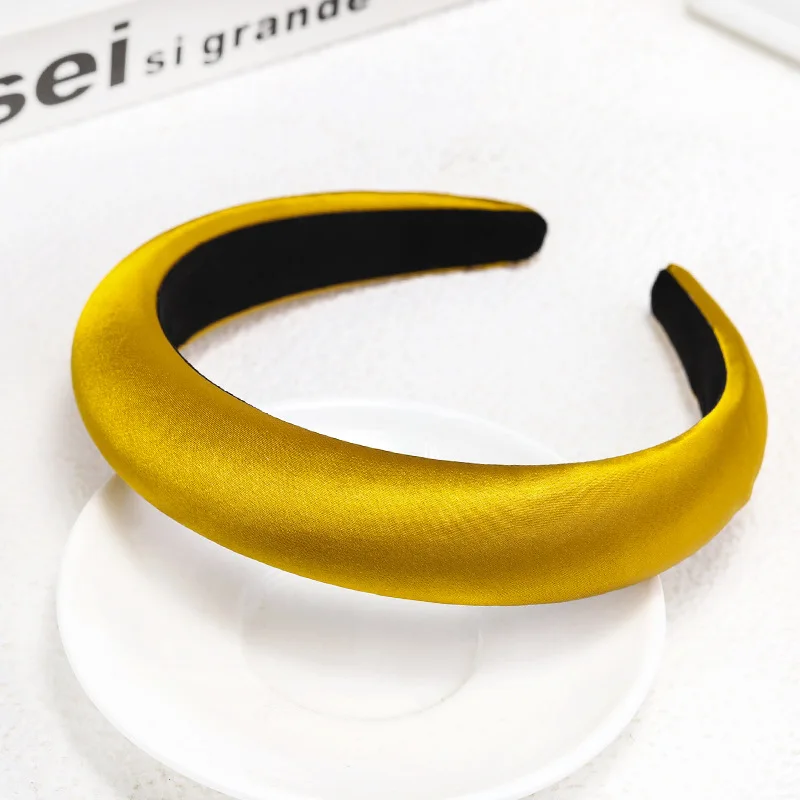 

Wholesale winter women sponge Solid color headband girl's headwear lady's hair accessories ins elegant hairbands