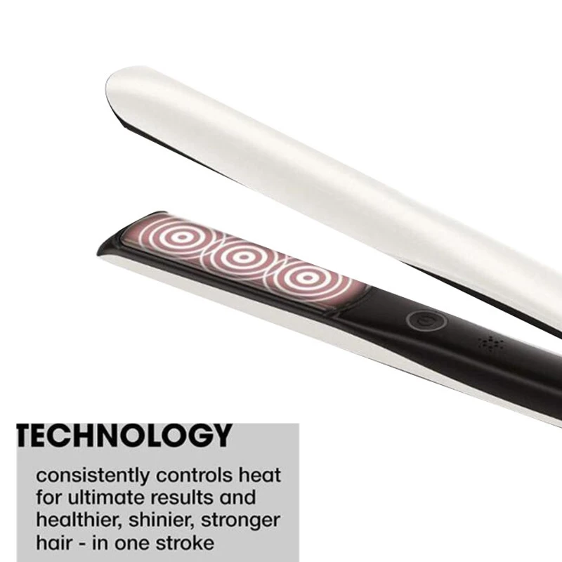 

1 Inch Hair Straighteners Professional Hair Styler Flat Iron Hair Dryer Styler Styling Tool White US Plug